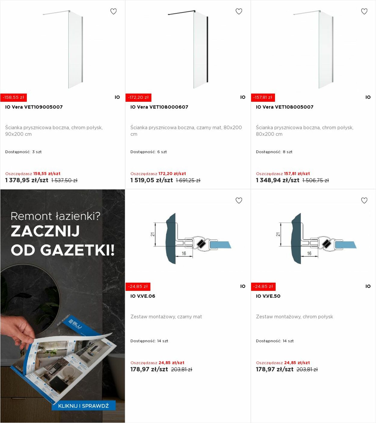Gazetka Blu Salony Łazienek 06.10.2025 - 12.10.2025