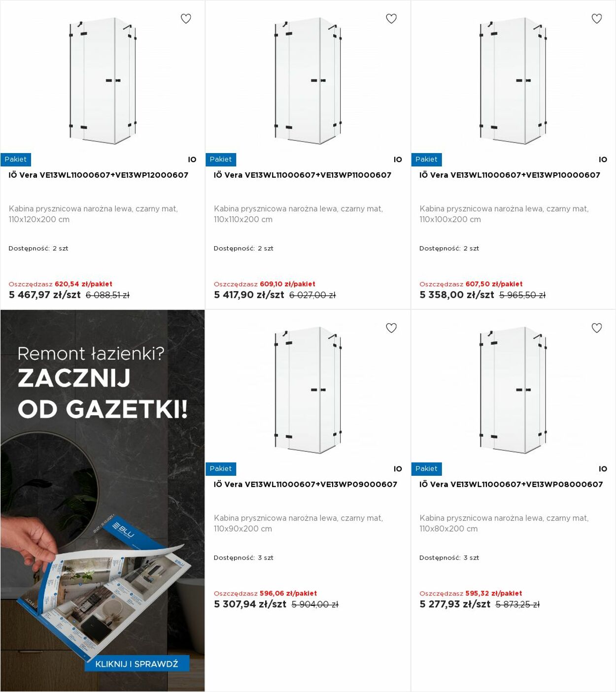 Gazetka Blu Salony Łazienek 06.10.2025 - 12.10.2025