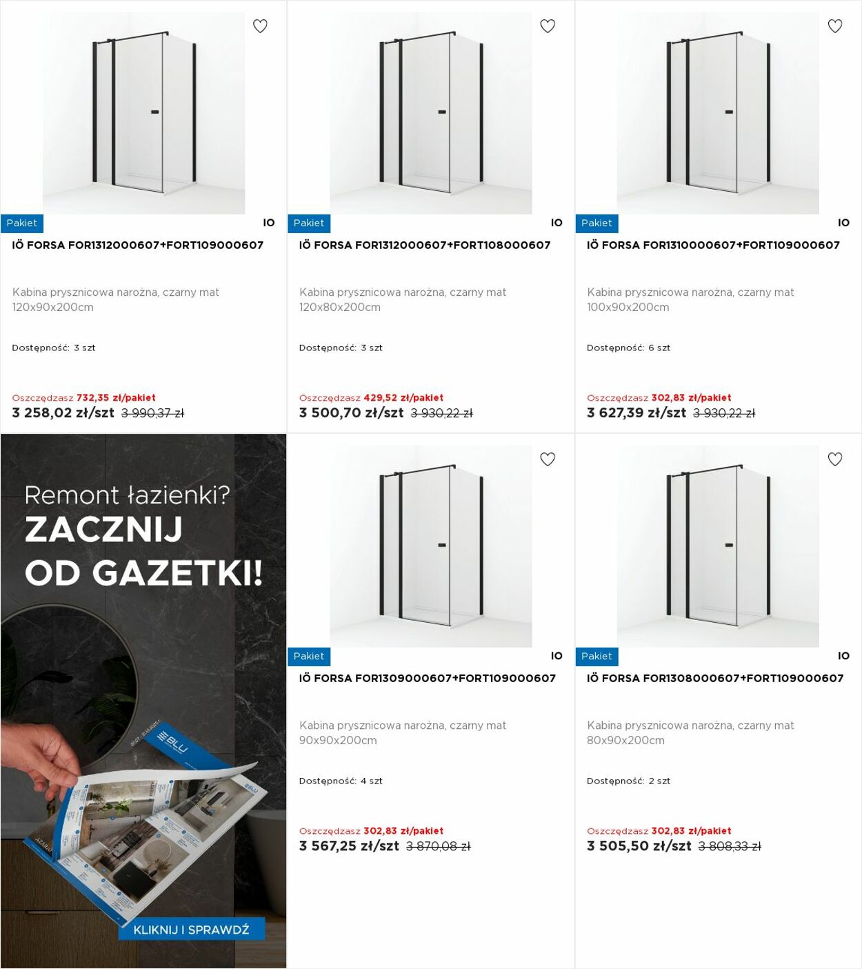 Gazetka Blu Salony Łazienek 06.10.2025 - 12.10.2025