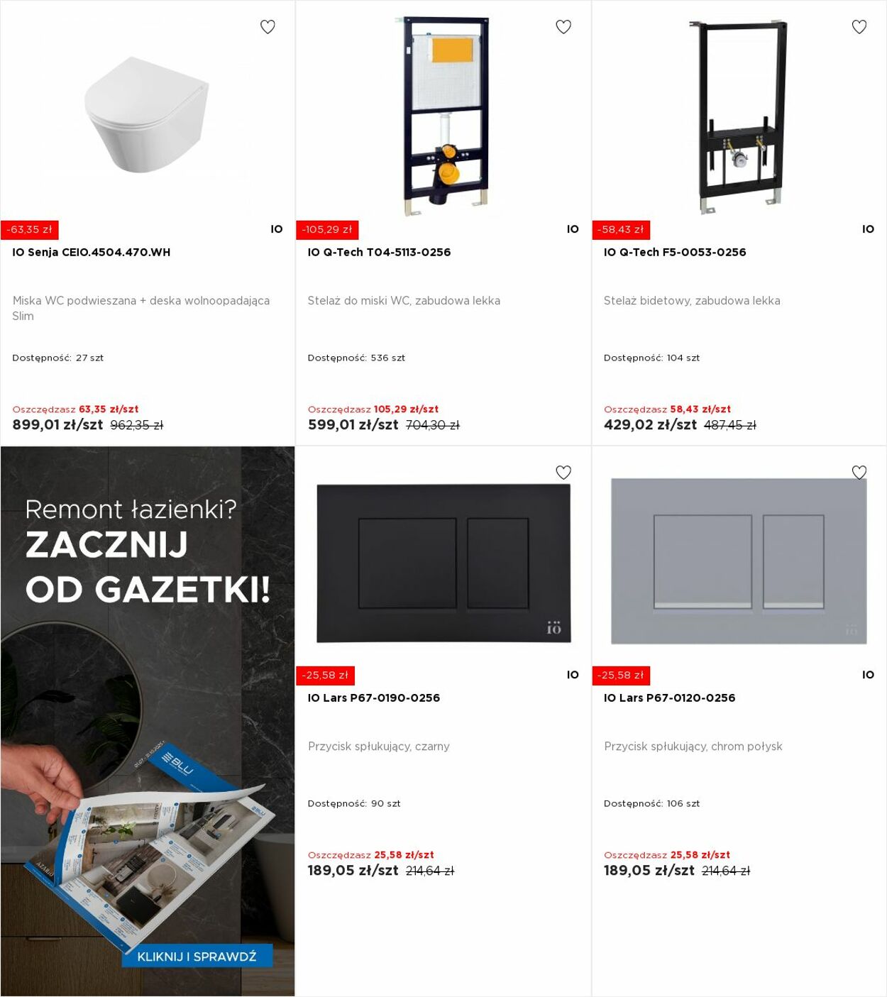 Gazetka Blu Salony Łazienek 06.10.2025 - 12.10.2025