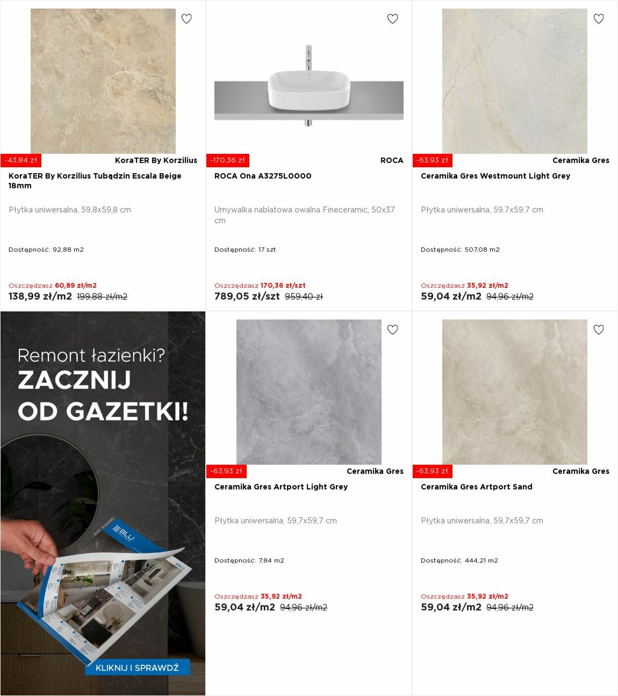 Gazetka Blu Salony Łazienek 06.10.2025 - 12.10.2025