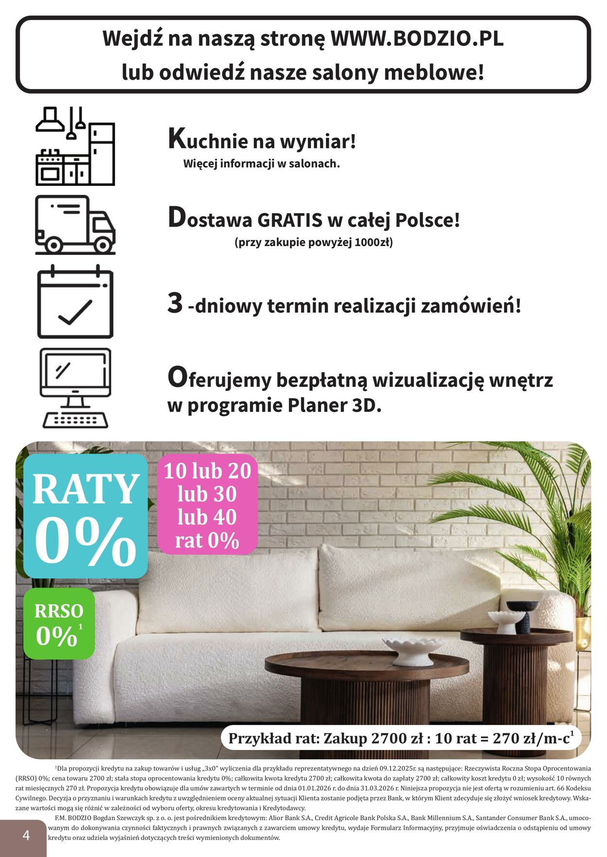 Gazetka Bodzio 01.01.2026 - 31.03.2026