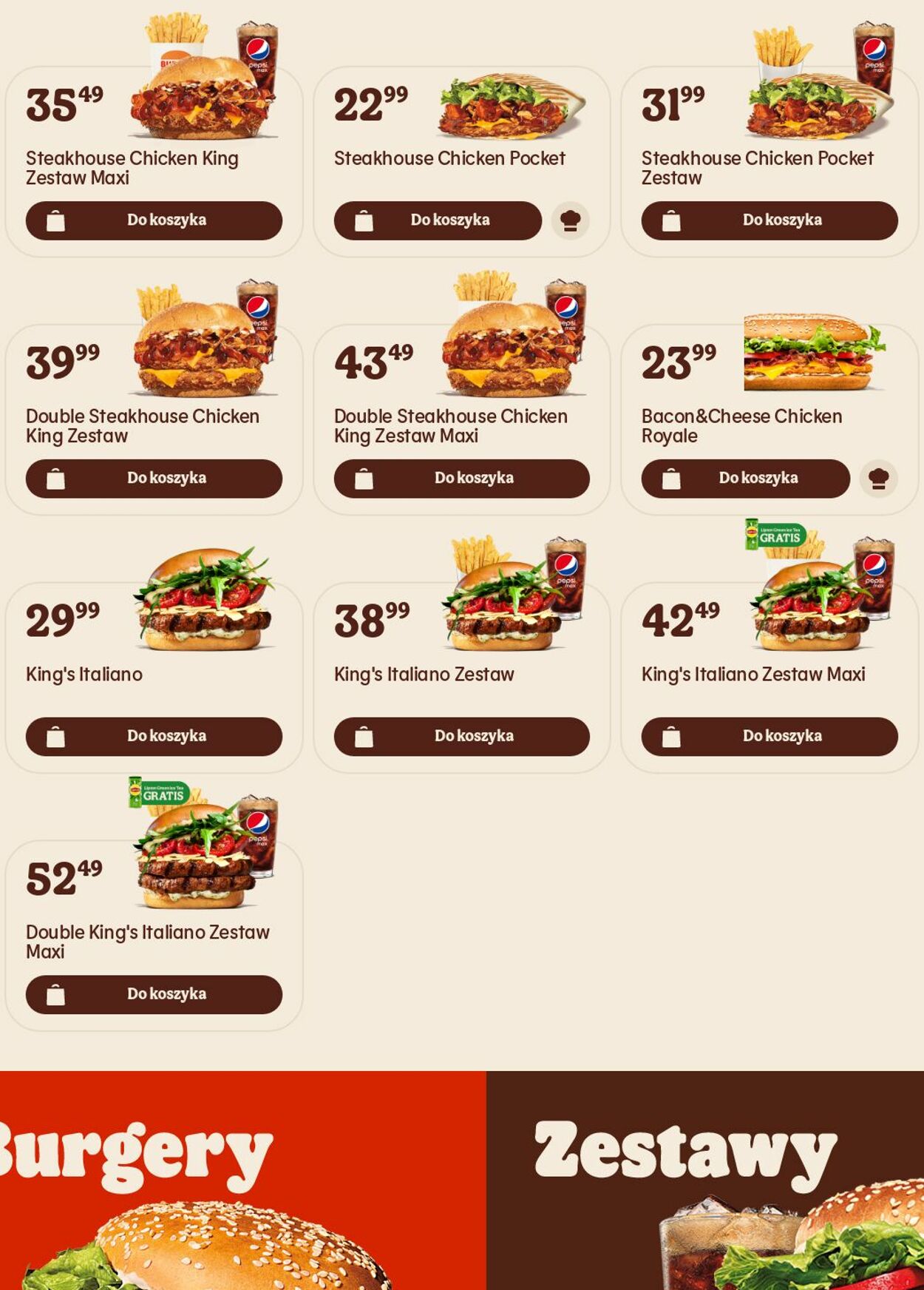 Gazetka Burger King 30.01.2023 - 08.02.2023