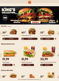 Gazetka Burger King 24.04.2023 - 08.05.2023