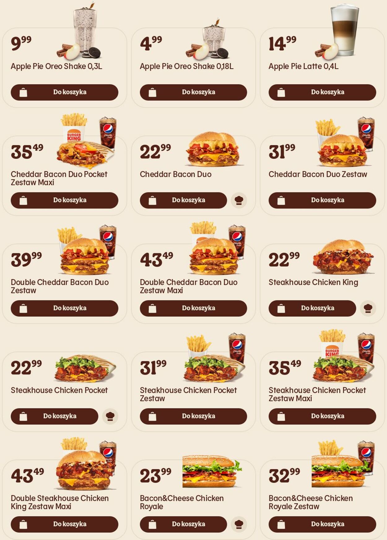 Gazetka Burger King 16.01.2023 - 25.01.2023