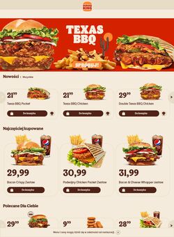 Gazetka Burger King 26.09.2022-05.10.2022