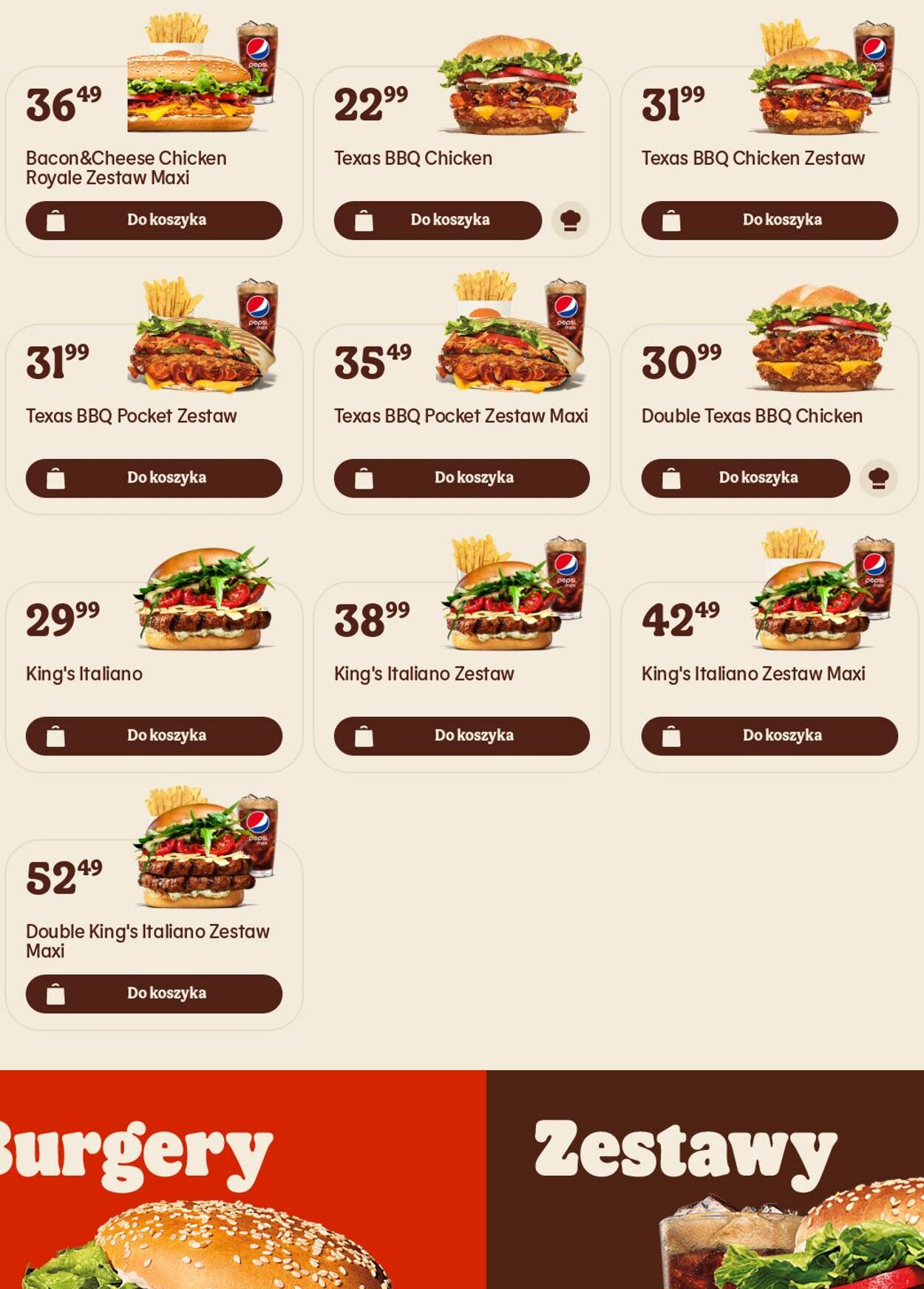 Gazetka Burger King 21.11.2022 - 30.11.2022