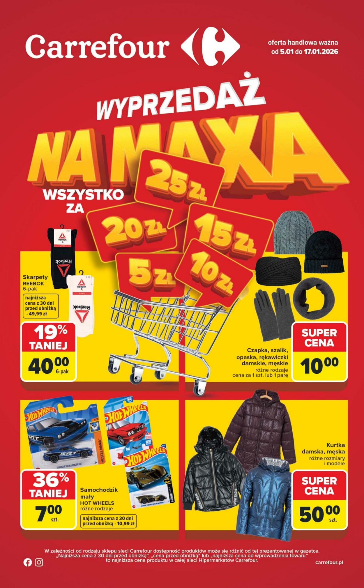 Gazetka Carrefour 05.01.2026 - 17.01.2026