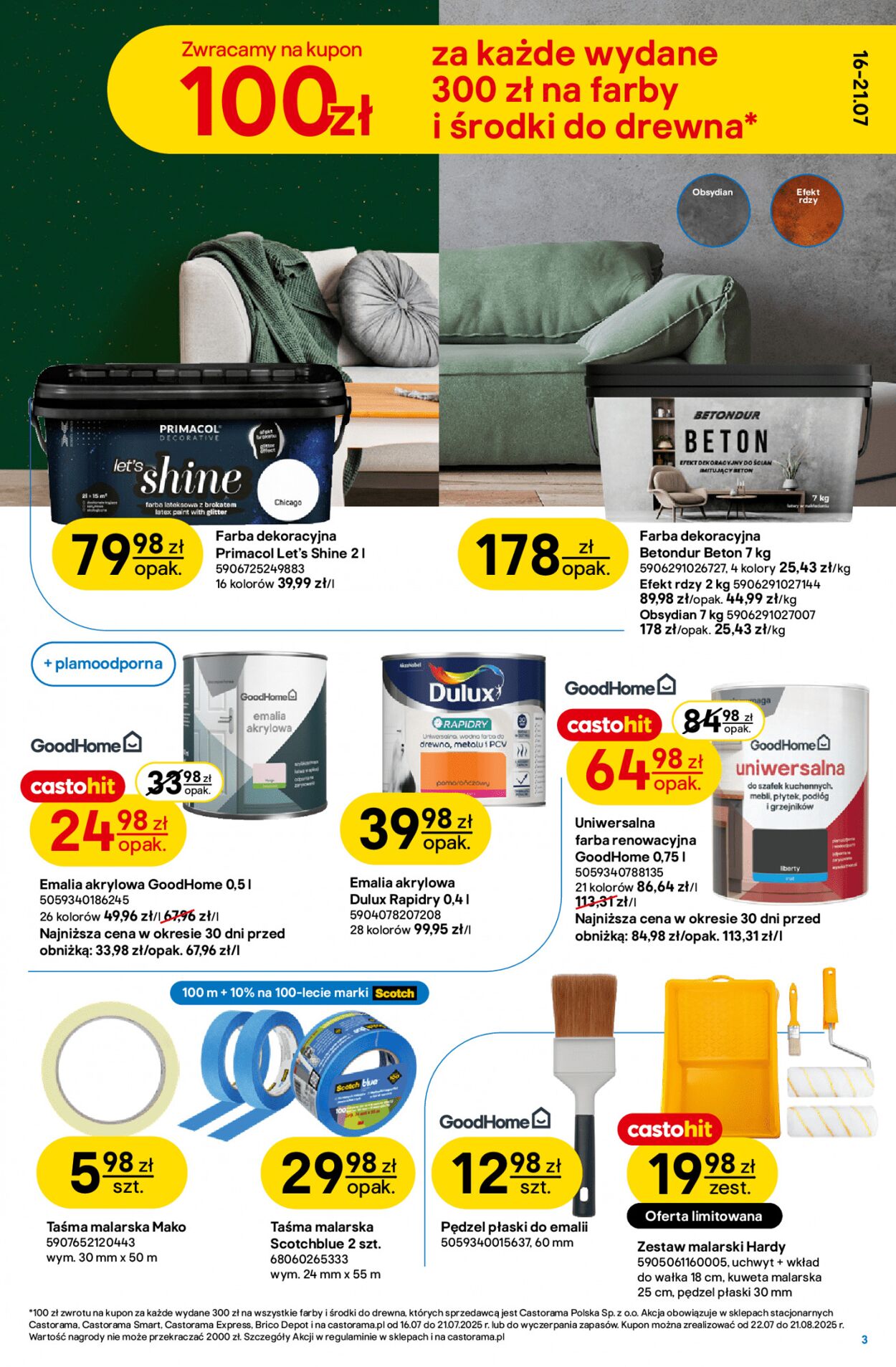 Gazetka Castorama 16.07.2025 - 21.07.2025