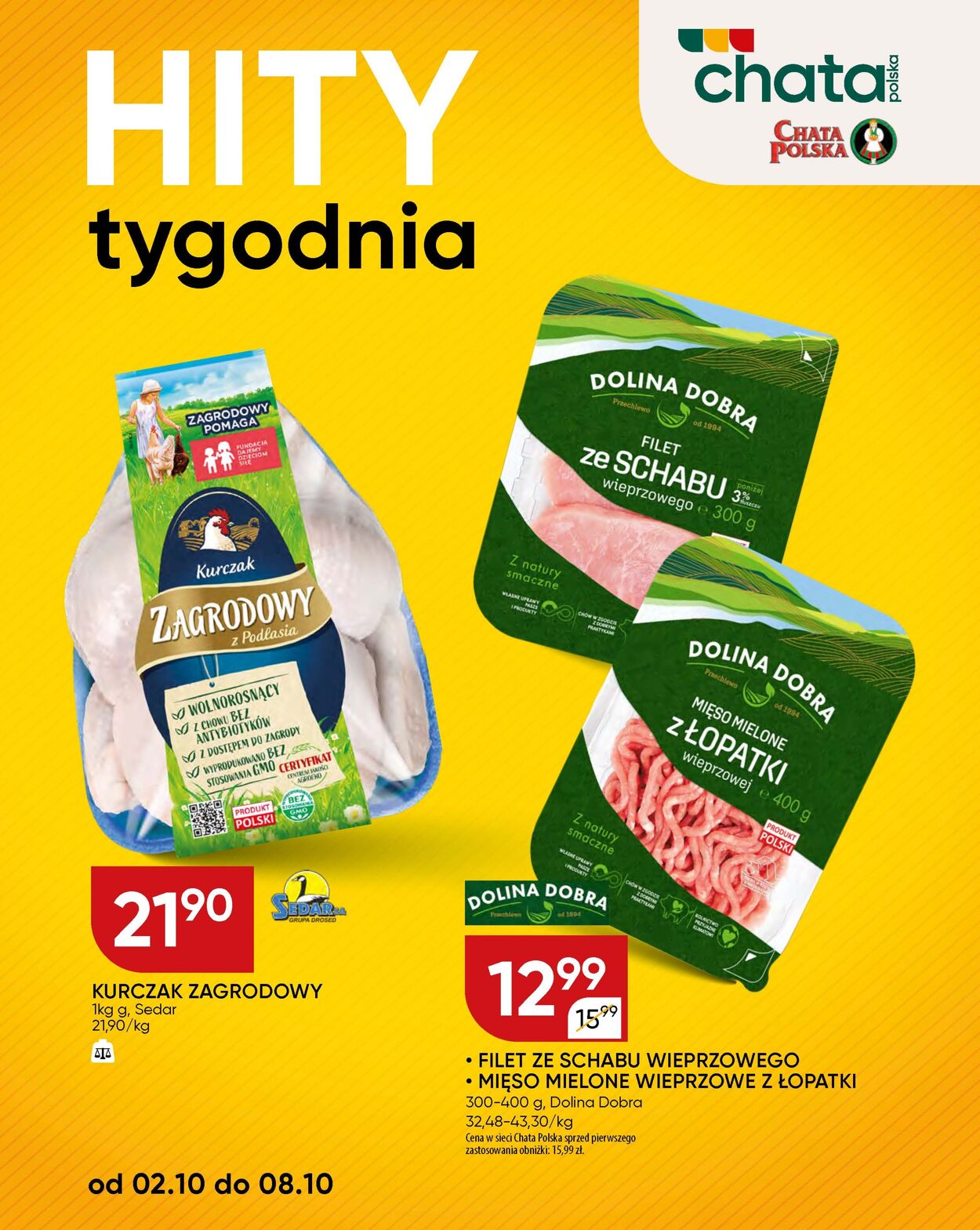 Gazetka Chata Polska 09.10.2025 - 19.10.2025