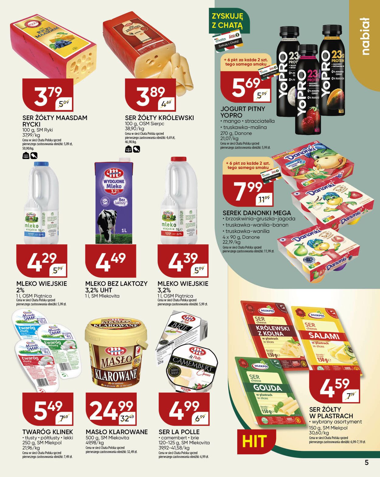 Gazetka Chata Polska 09.10.2025 - 19.10.2025