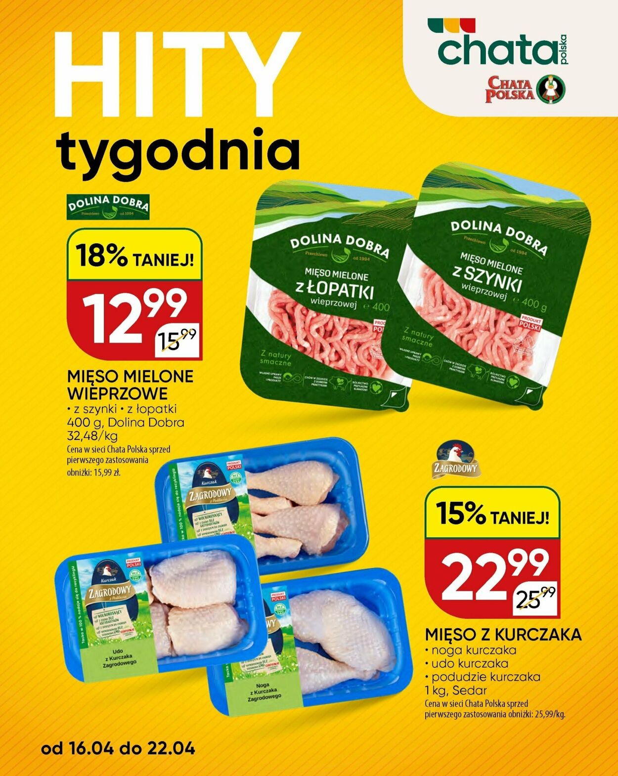 Gazetka Chata Polska 21.04.2026 - 29.04.2026