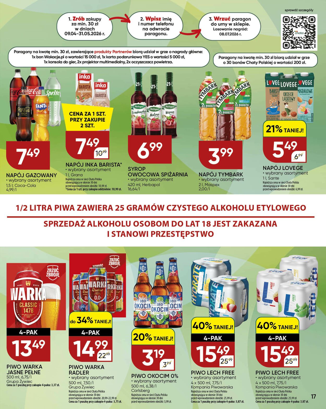 Gazetka Chata Polska 21.04.2026 - 29.04.2026