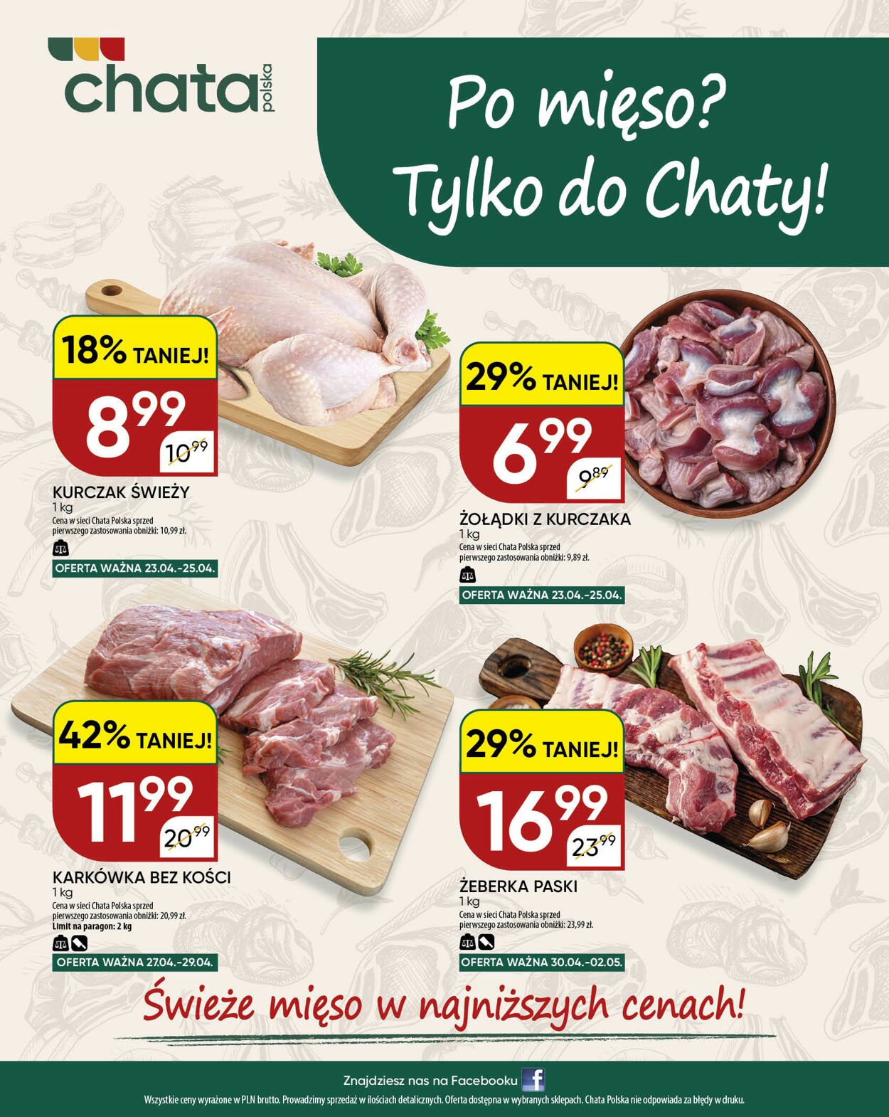 Gazetka Chata Polska 21.04.2026 - 29.04.2026