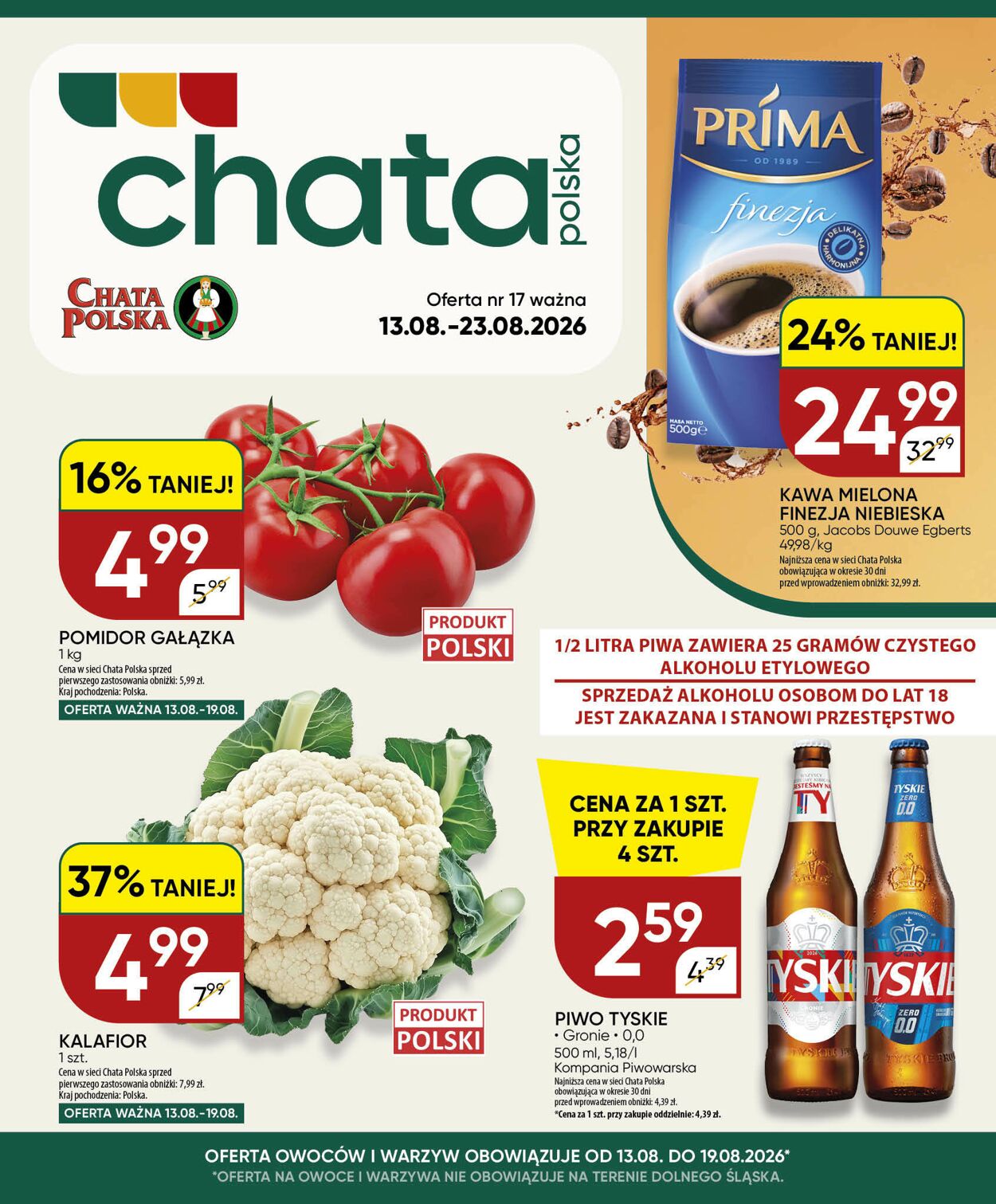 Gazetka Chata Polska 12.08.2026 - 20.08.2026