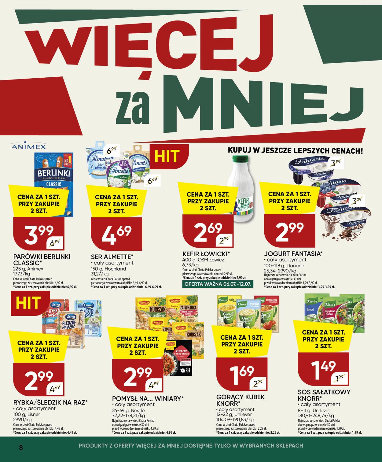 Gazetka Chata Polska 01.07.2026 - 09.07.2026