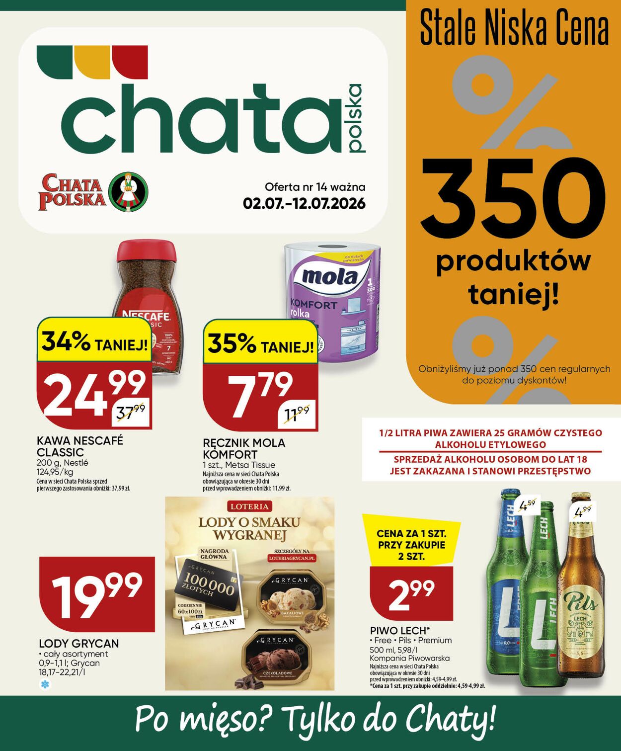 Gazetka Chata Polska 01.07.2026 - 09.07.2026