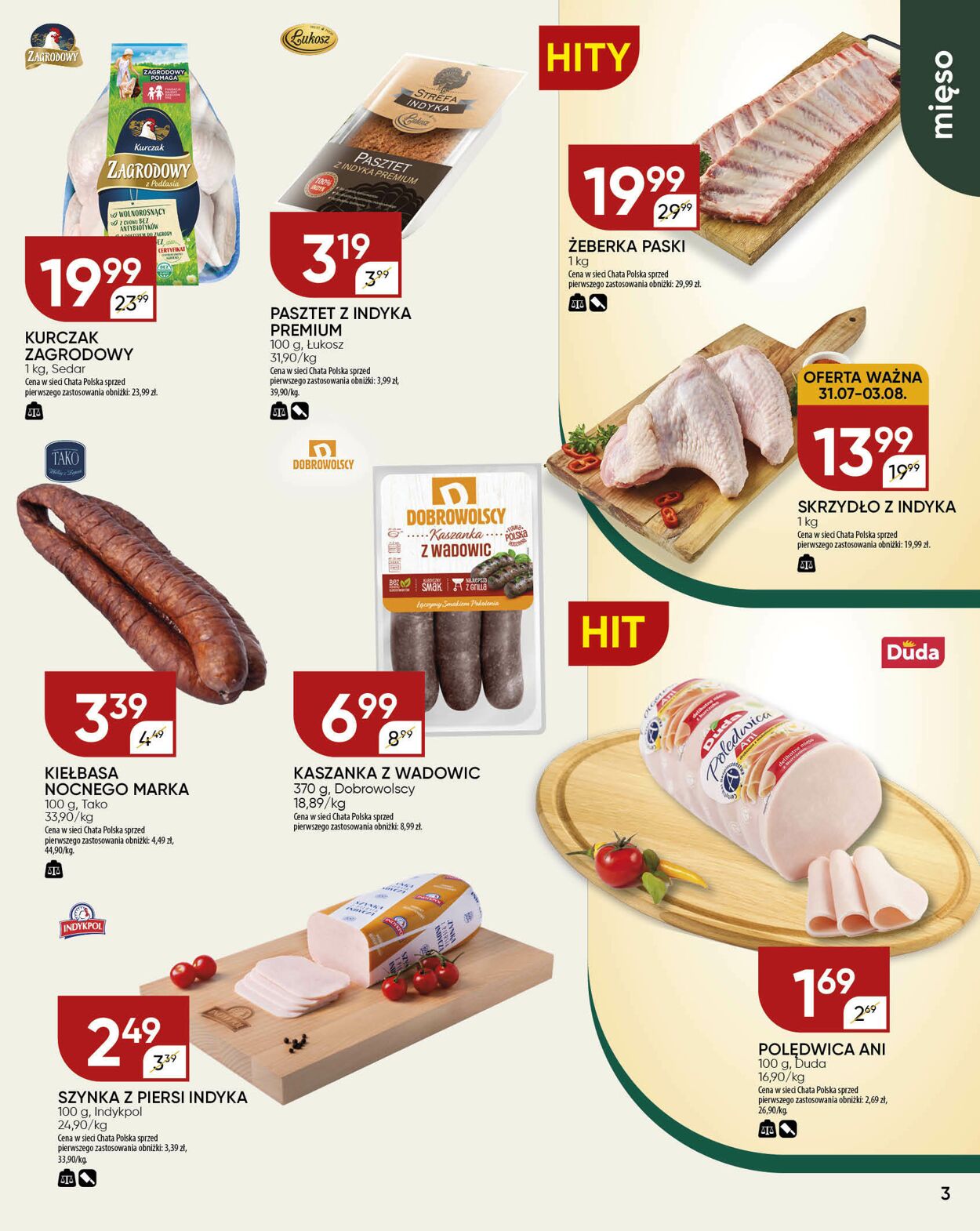 Gazetka Chata Polska 31.07.2025 - 10.08.2025