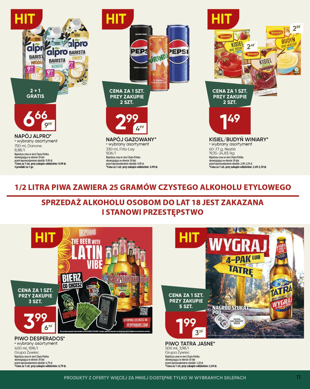 Gazetka Chata Polska 31.07.2025 - 10.08.2025