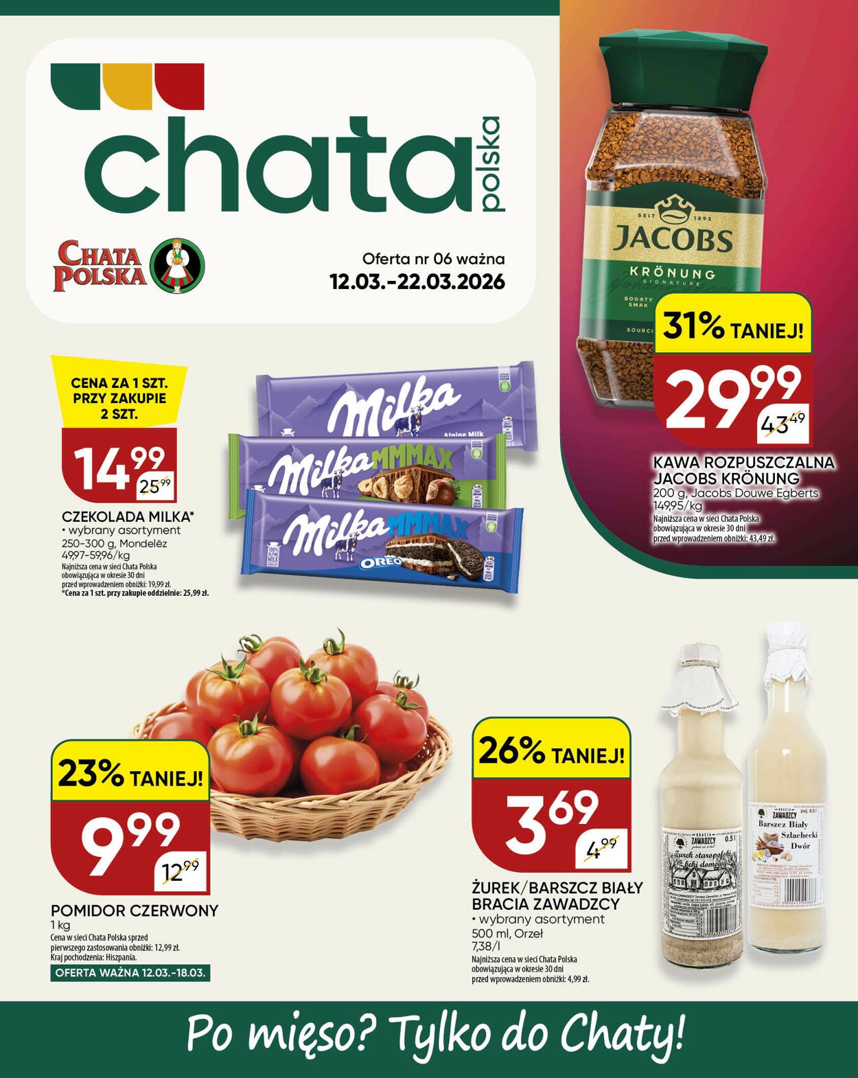 Gazetka Chata Polska 11.03.2026 - 19.03.2026
