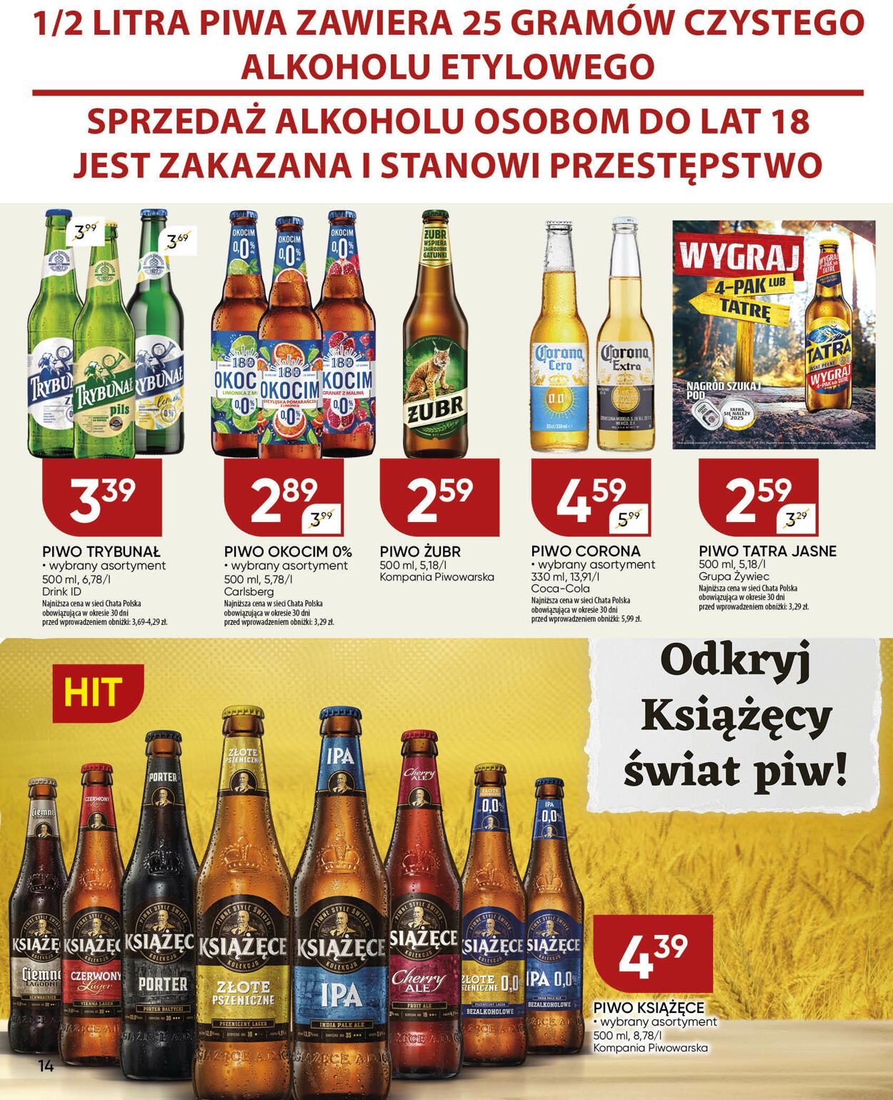 Gazetka Chata Polska 25.09.2025 - 05.10.2025