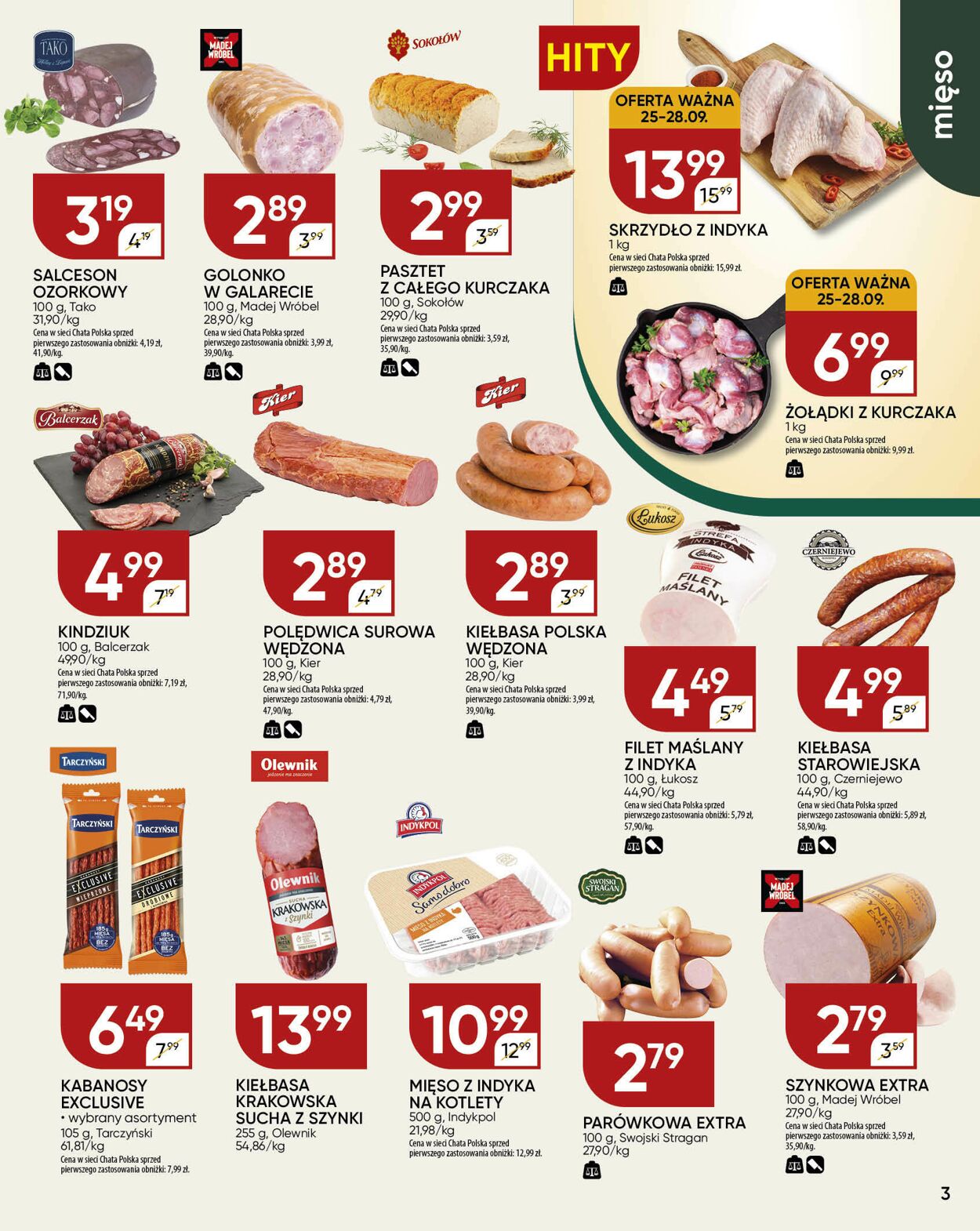 Gazetka Chata Polska 25.09.2025 - 05.10.2025