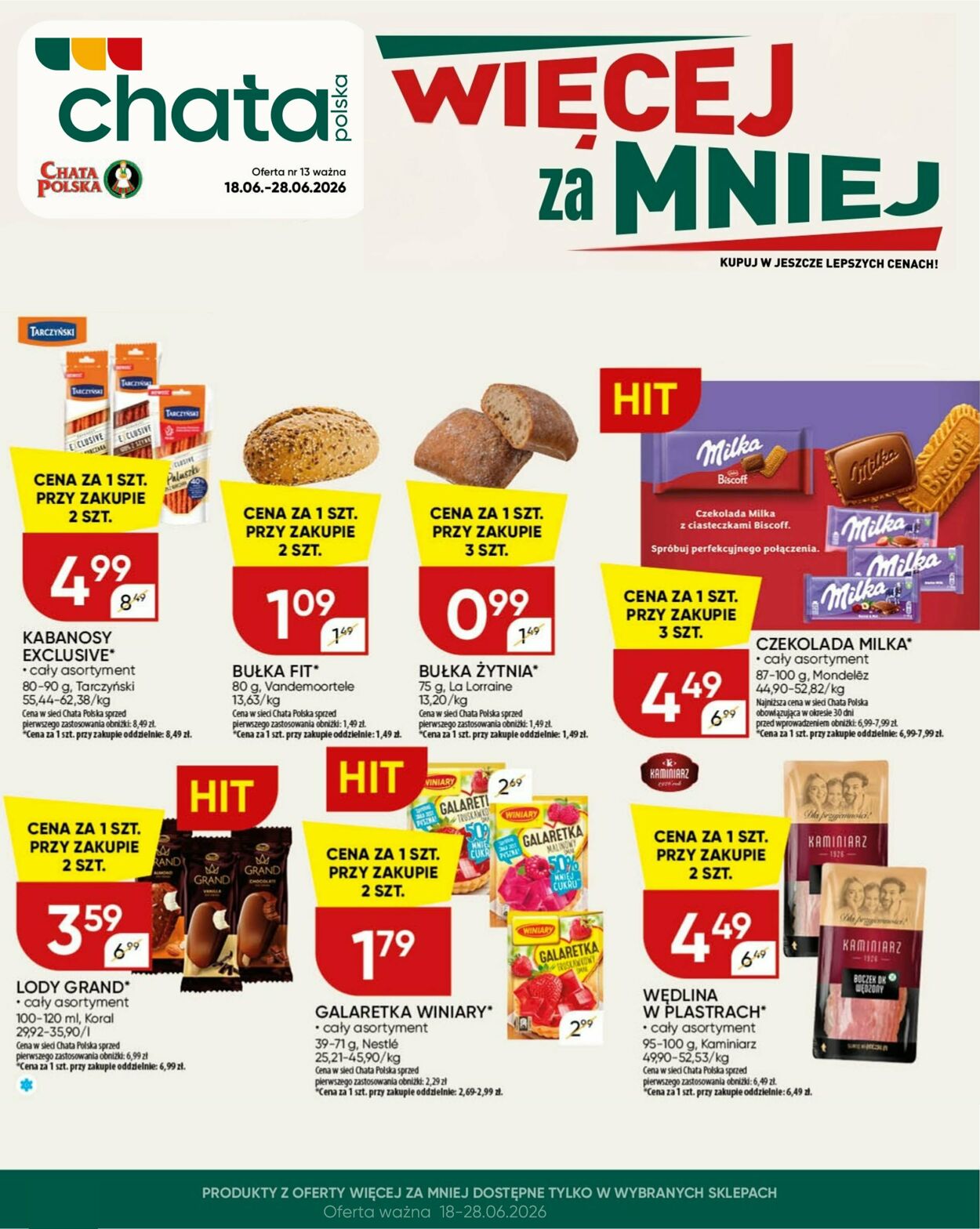 Gazetka Chata Polska 16.06.2026 - 24.06.2026