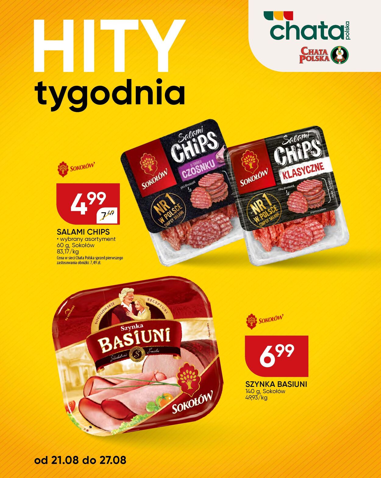 Gazetka Chata Polska 21.08.2025 - 27.08.2025