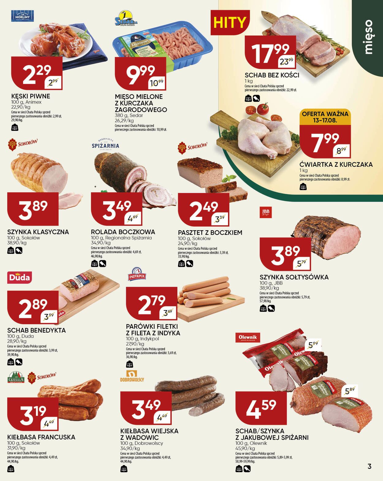 Gazetka Chata Polska 13.08.2025 - 24.08.2025