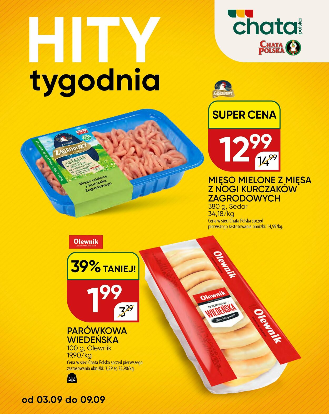 Gazetka Chata Polska 07.09.2026 - 15.09.2026