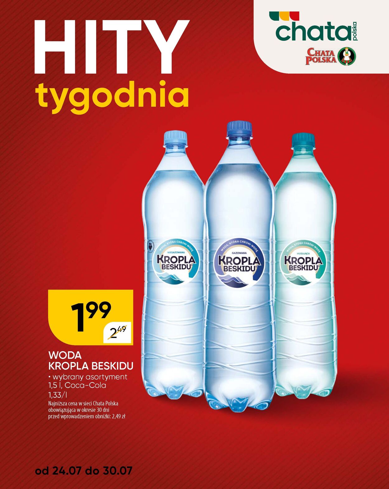Gazetka Chata Polska 24.07.2025 - 30.07.2025