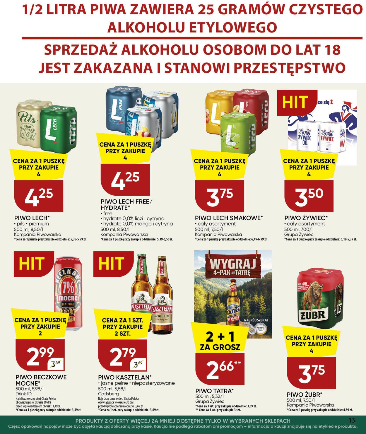 Gazetka Chata Polska 29.07.2026 - 06.08.2026