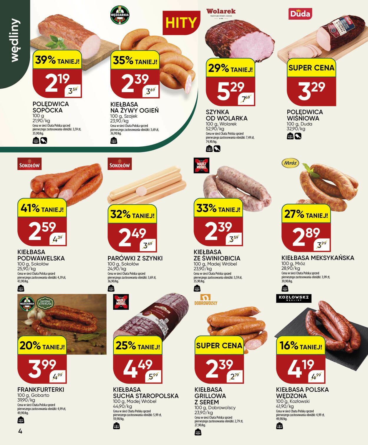 Gazetka Chata Polska 29.07.2026 - 06.08.2026