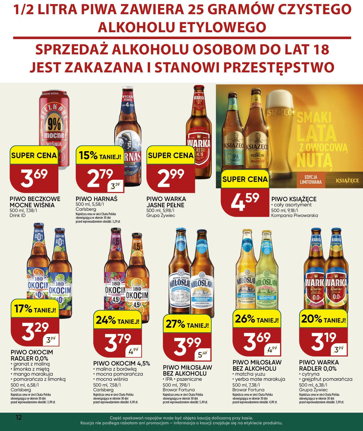 Gazetka Chata Polska 29.07.2026 - 06.08.2026
