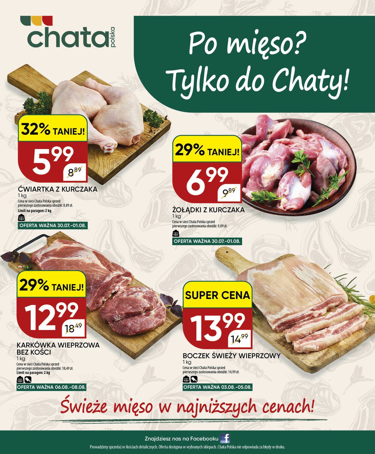 Gazetka Chata Polska 29.07.2026 - 06.08.2026