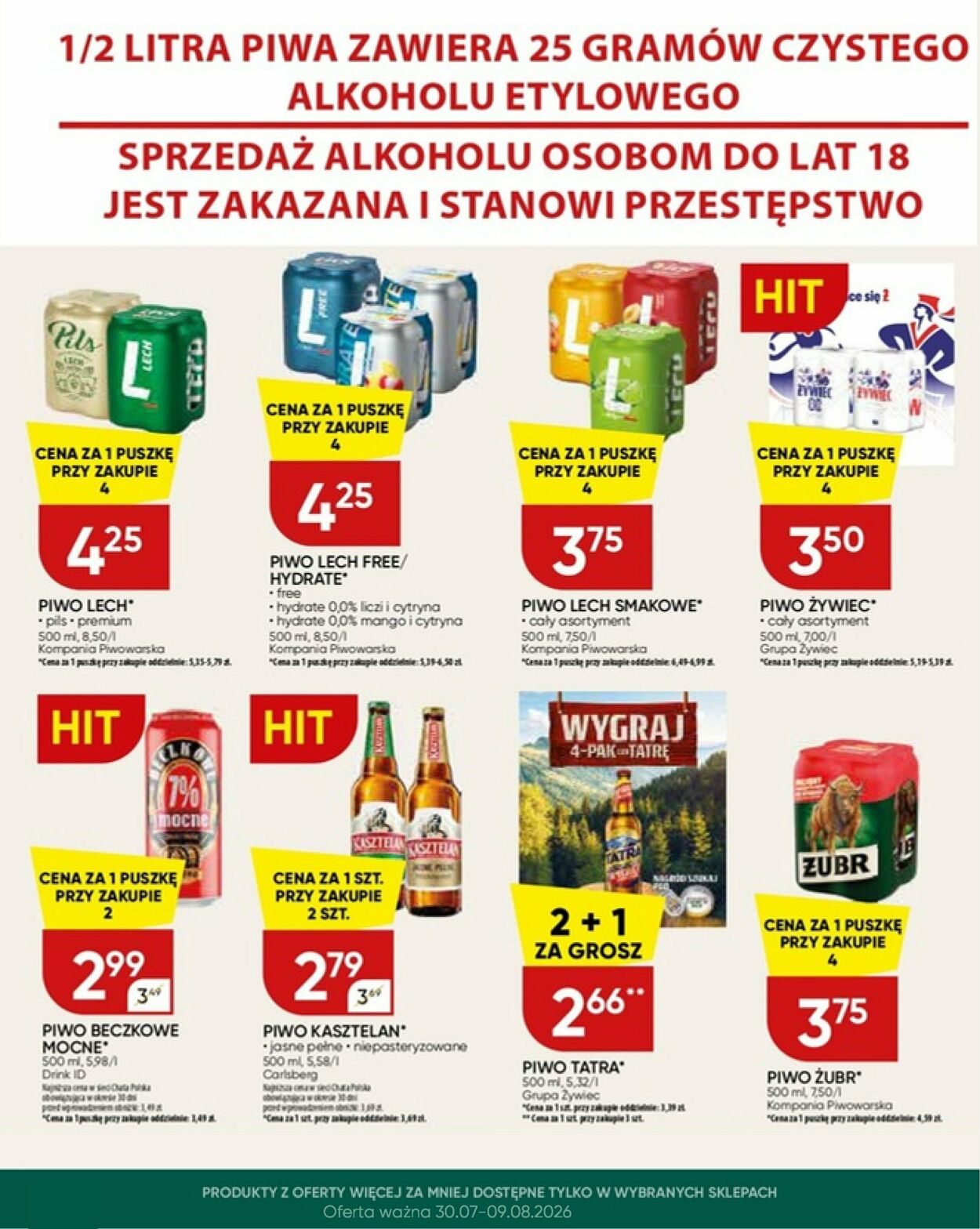 Gazetka Chata Polska 29.07.2026 - 06.08.2026