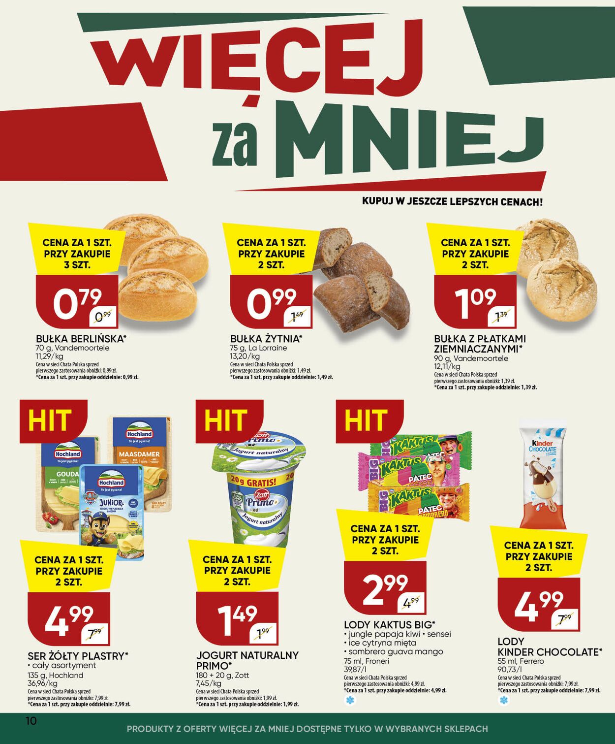 Gazetka Chata Polska 29.07.2026 - 06.08.2026