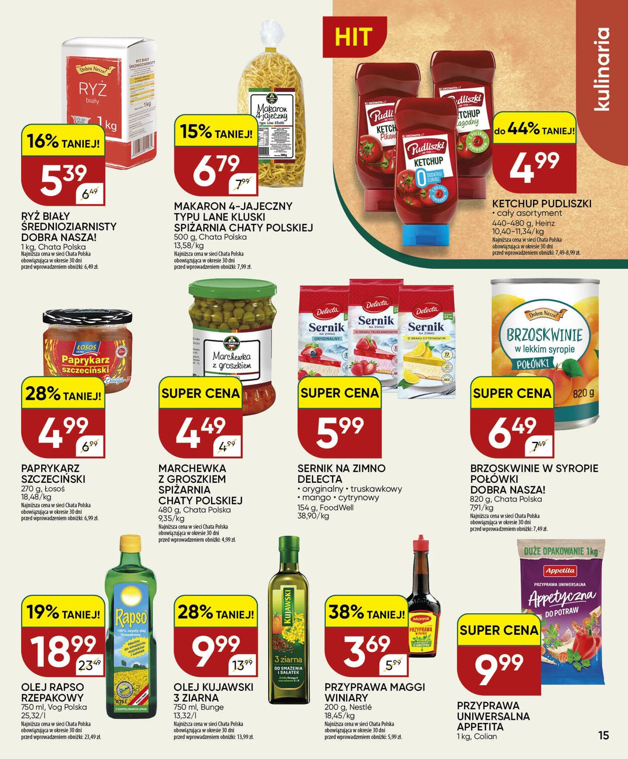 Gazetka Chata Polska 29.07.2026 - 06.08.2026