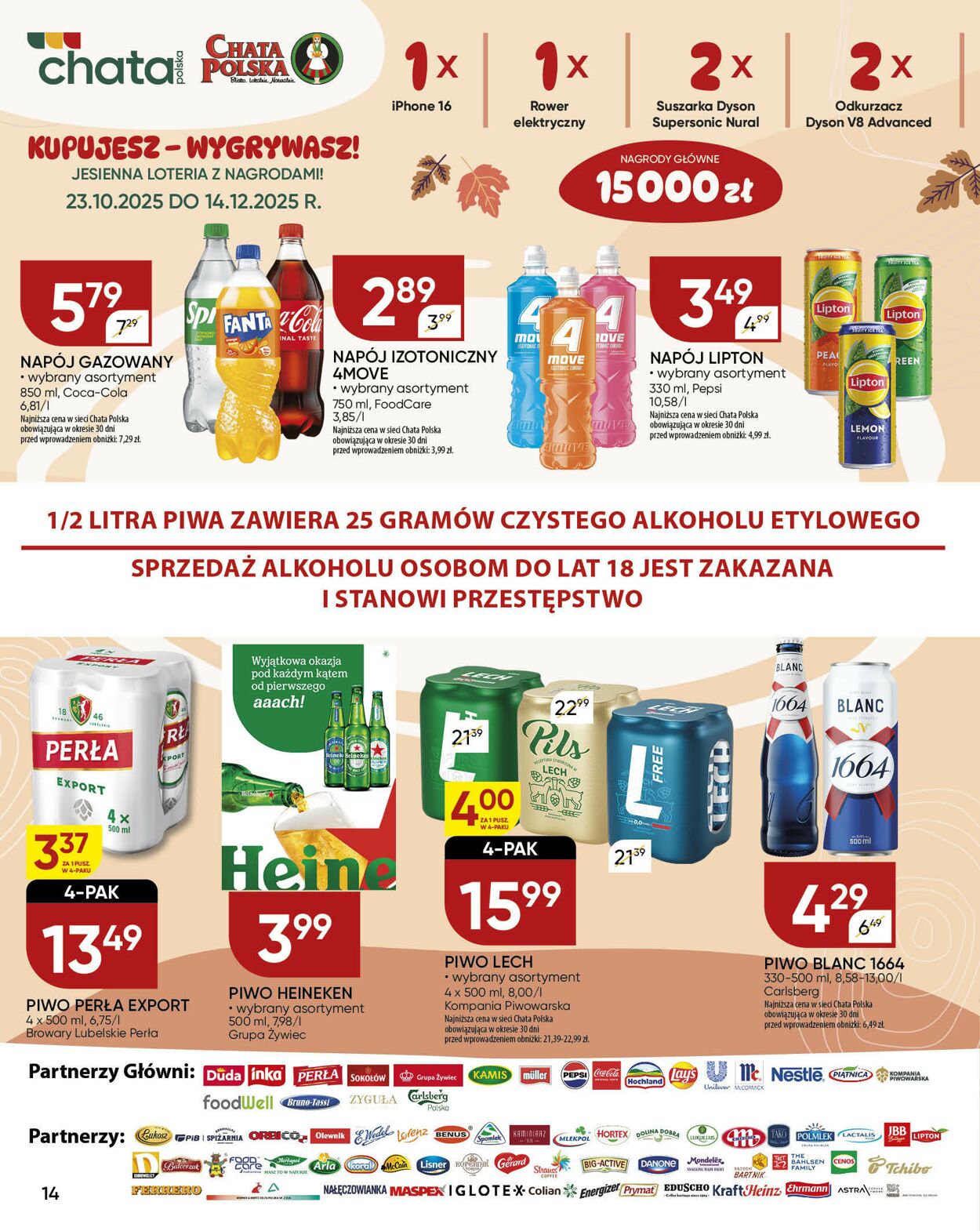 Gazetka Chata Polska 06.11.2025 - 16.11.2025