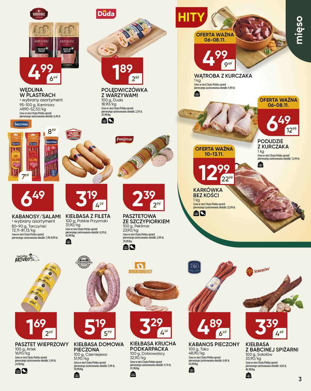 Gazetka Chata Polska 06.11.2025 - 16.11.2025