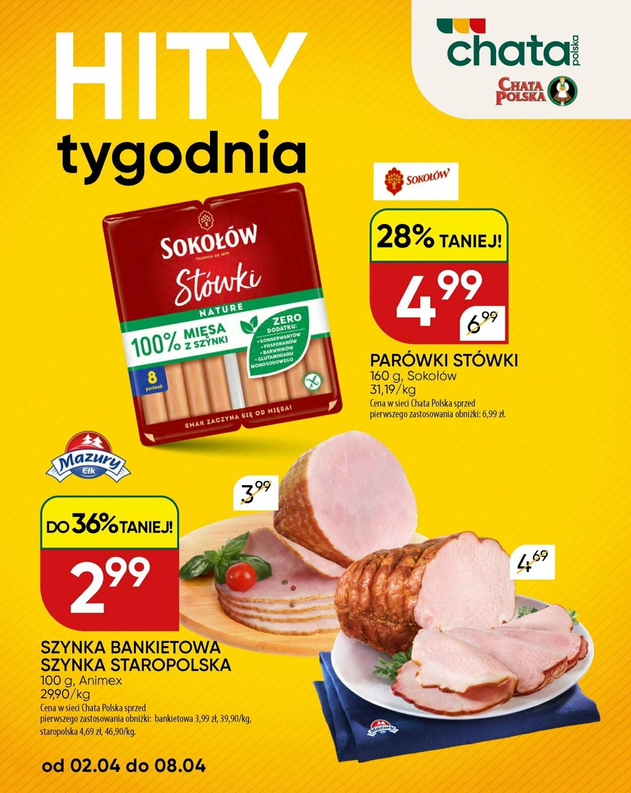 Gazetka Chata Polska 08.04.2026 - 16.04.2026