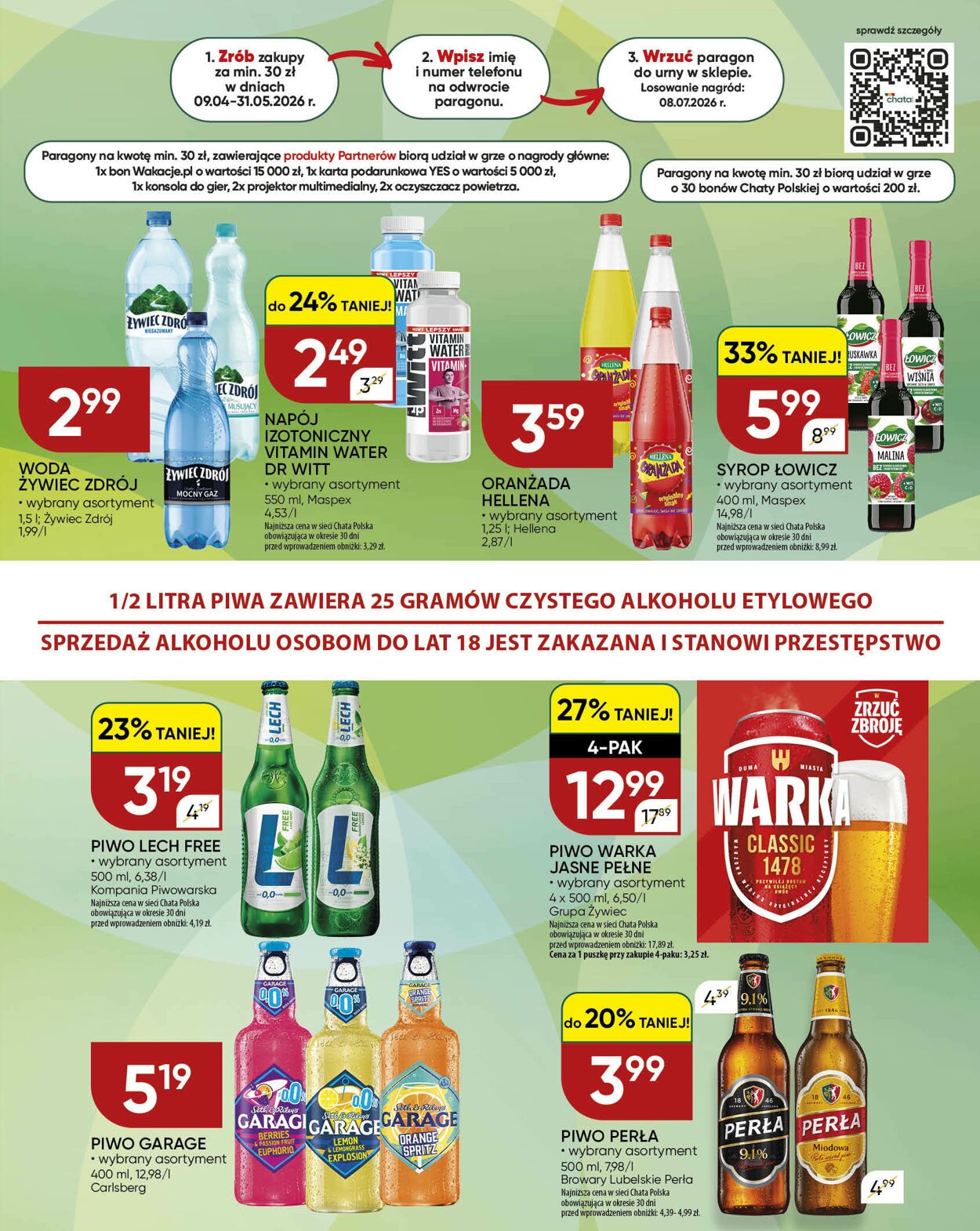 Gazetka Chata Polska 08.04.2026 - 16.04.2026