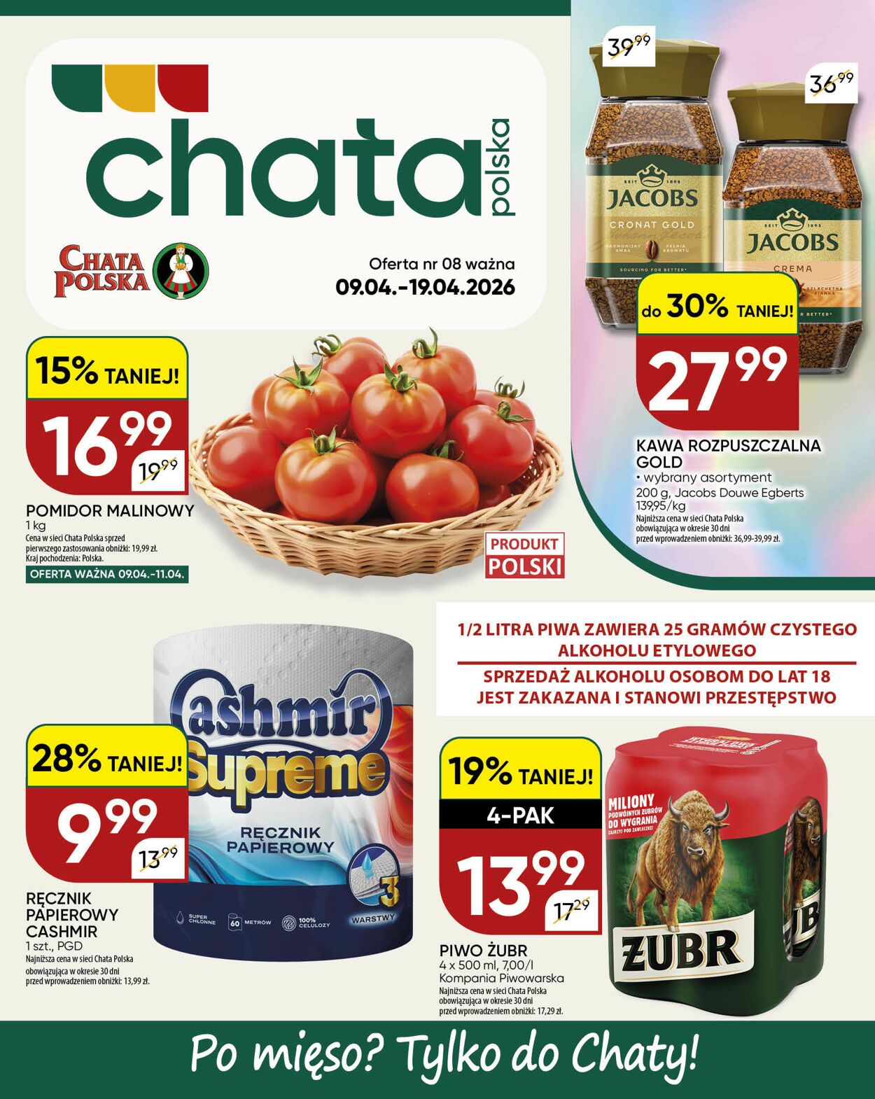 Gazetka Chata Polska 08.04.2026 - 16.04.2026