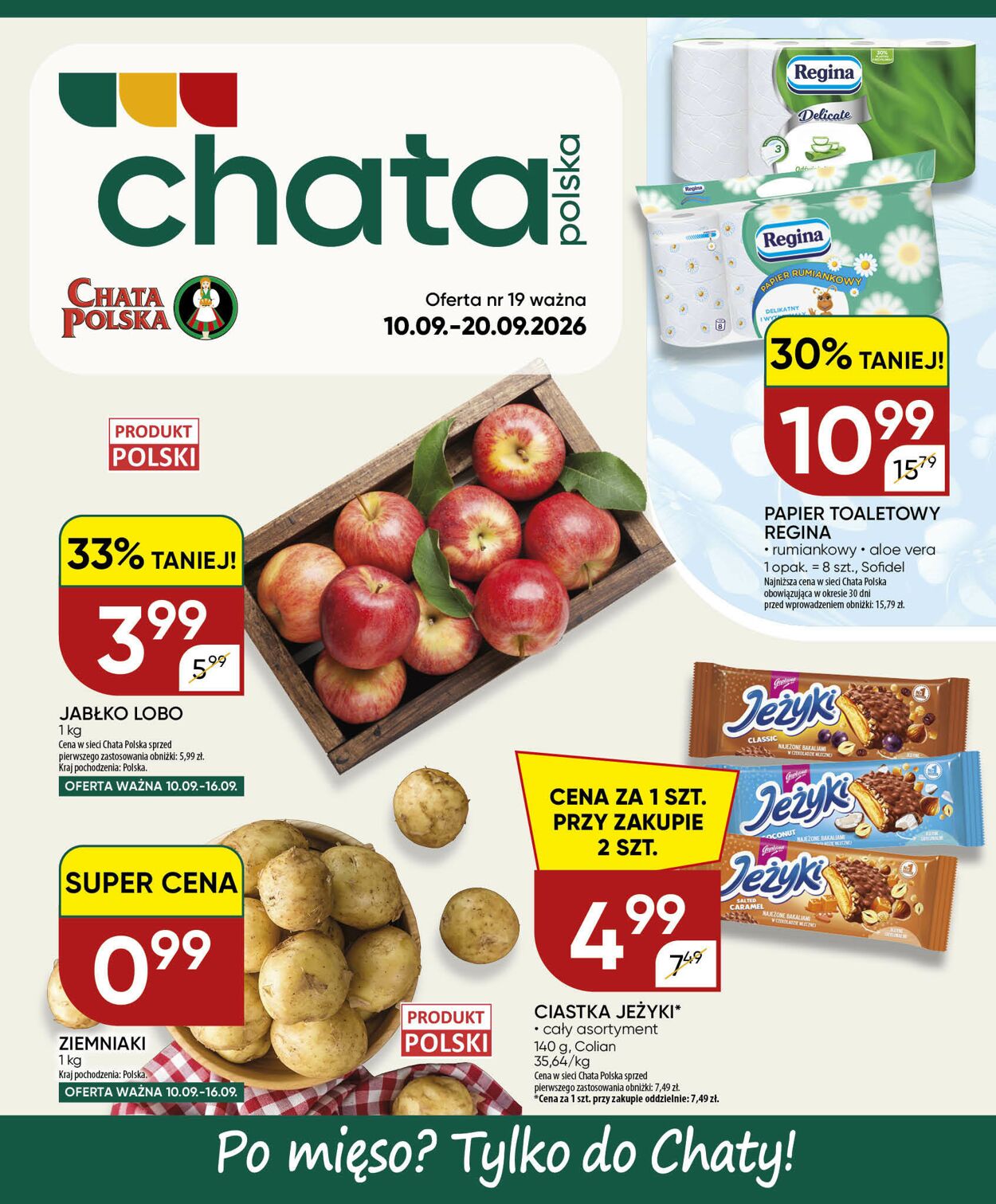 Gazetka Chata Polska 09.09.2026 - 17.09.2026