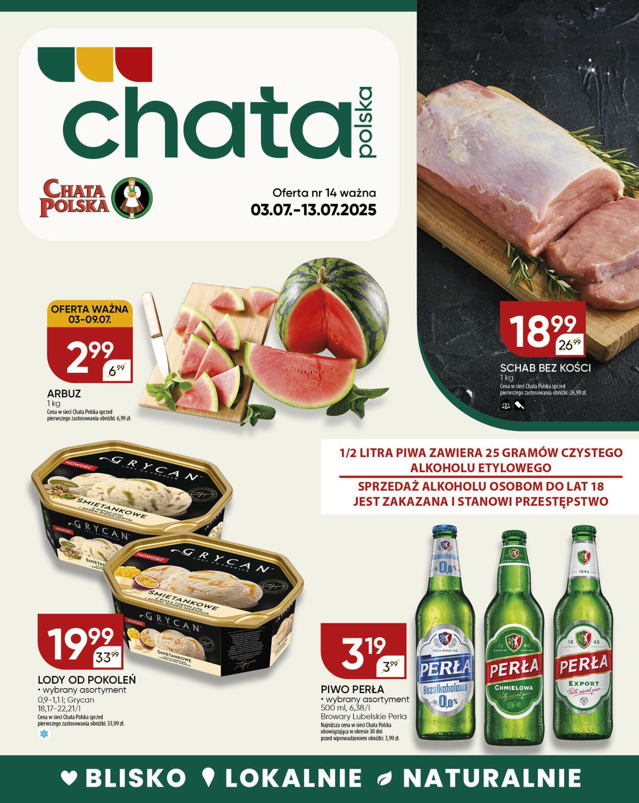 Gazetka Chata Polska 03.07.2025 - 13.07.2025