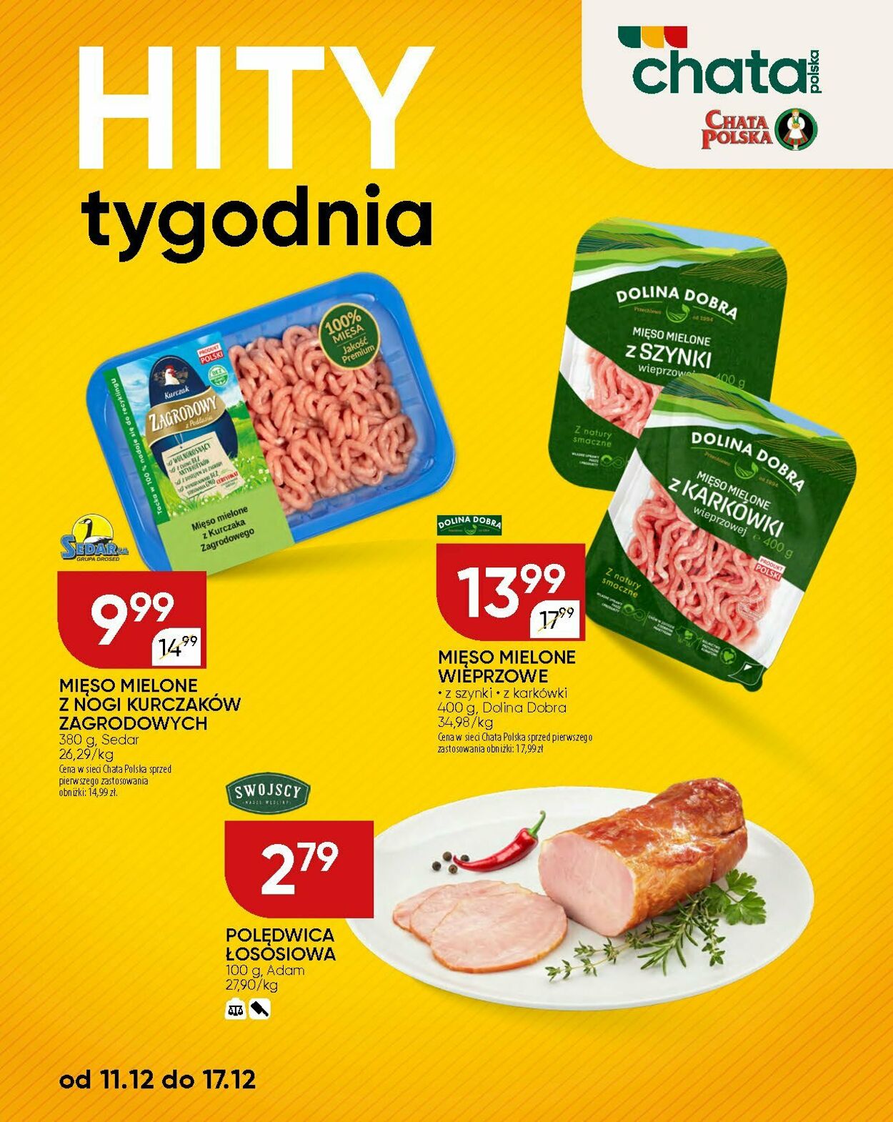 Gazetka Chata Polska 18.12.2025 - 28.12.2025