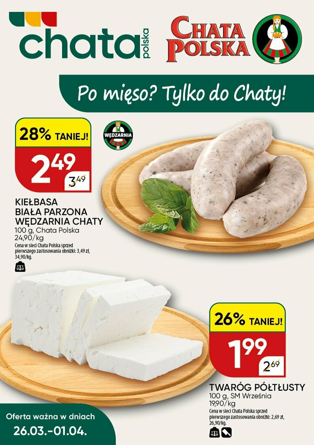 Gazetka Chata Polska 25.03.2026 - 02.04.2026
