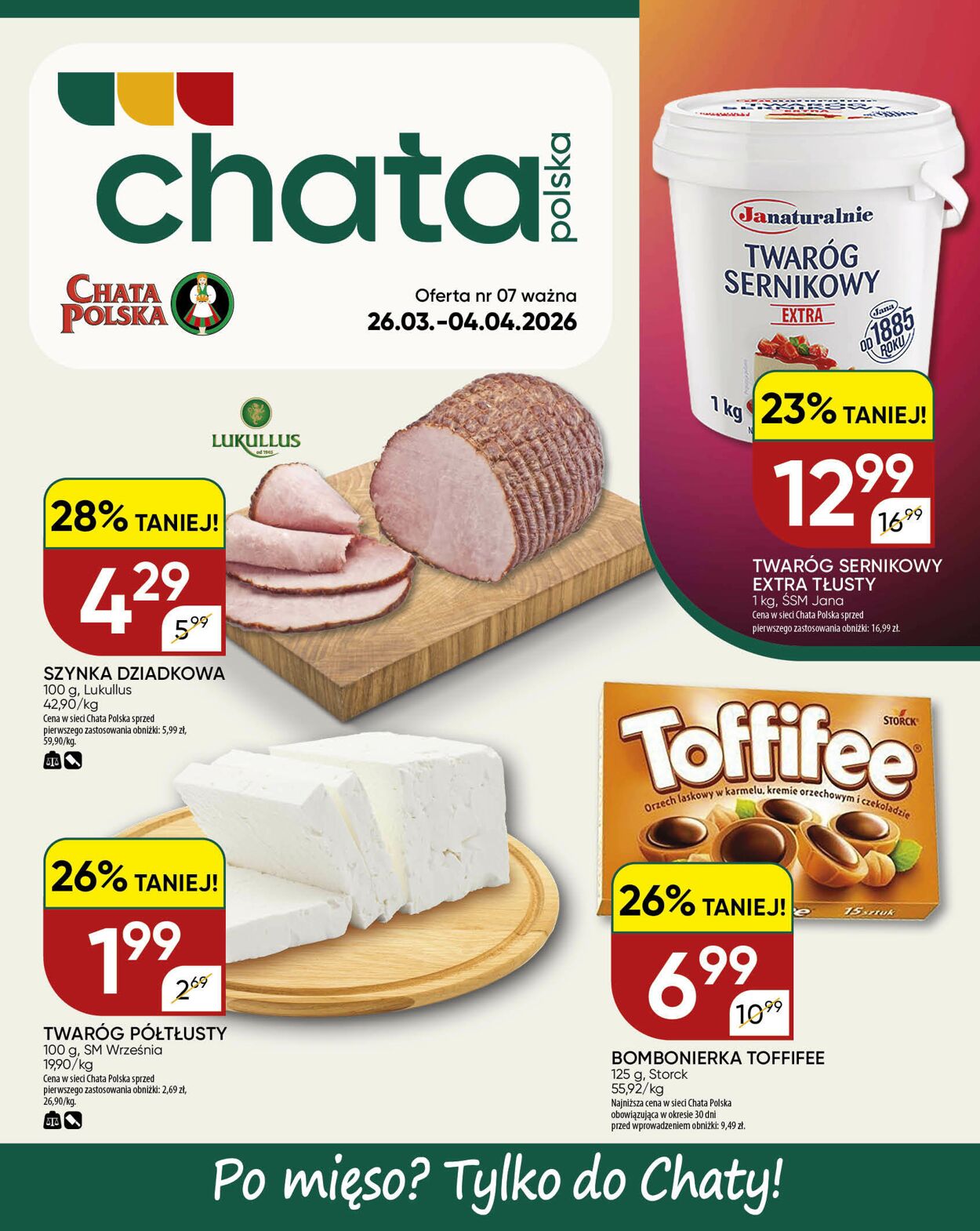 Gazetka Chata Polska 25.03.2026 - 02.04.2026