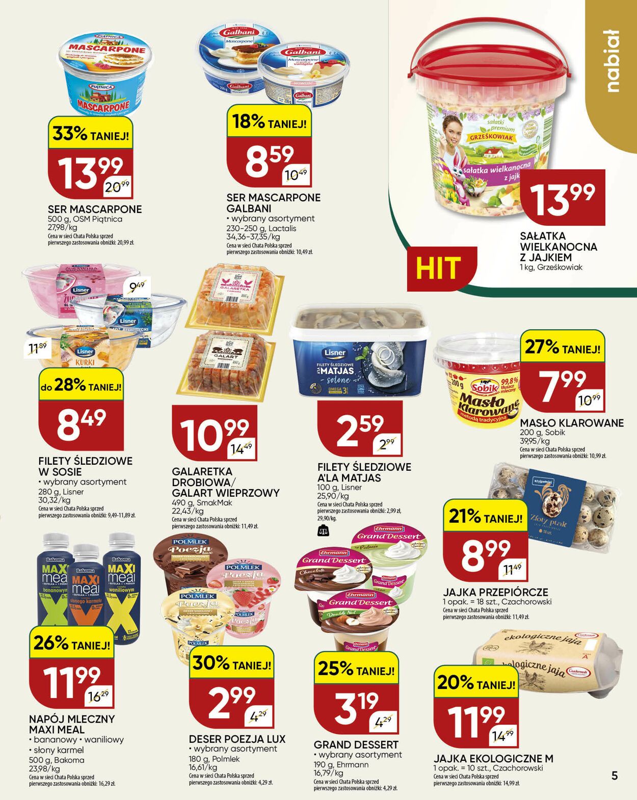 Gazetka Chata Polska 25.03.2026 - 02.04.2026
