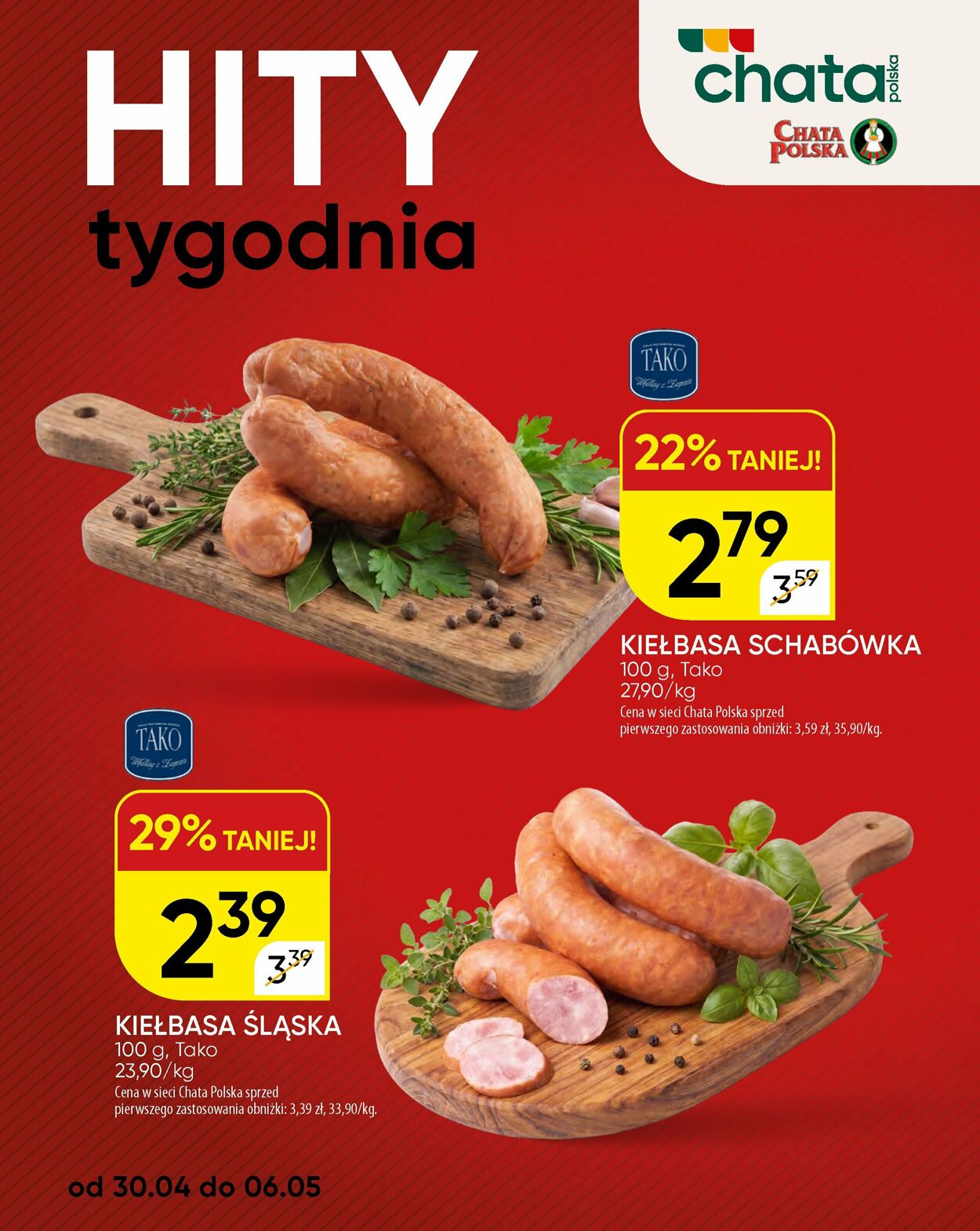 Gazetka Chata Polska 04.05.2026 - 12.05.2026